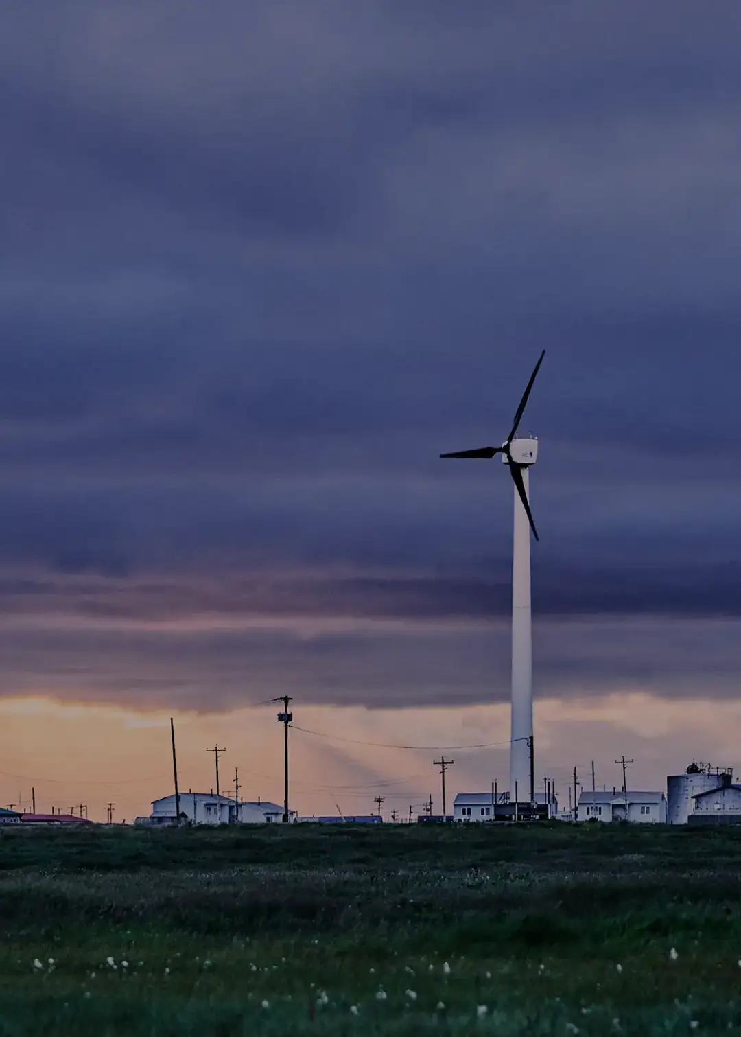 wind turbine in alaska